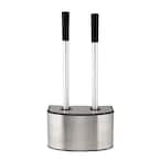 OXO Good Grips Stainless Steel Toilet Plunger and Canister Round 1286200 -  The Home Depot