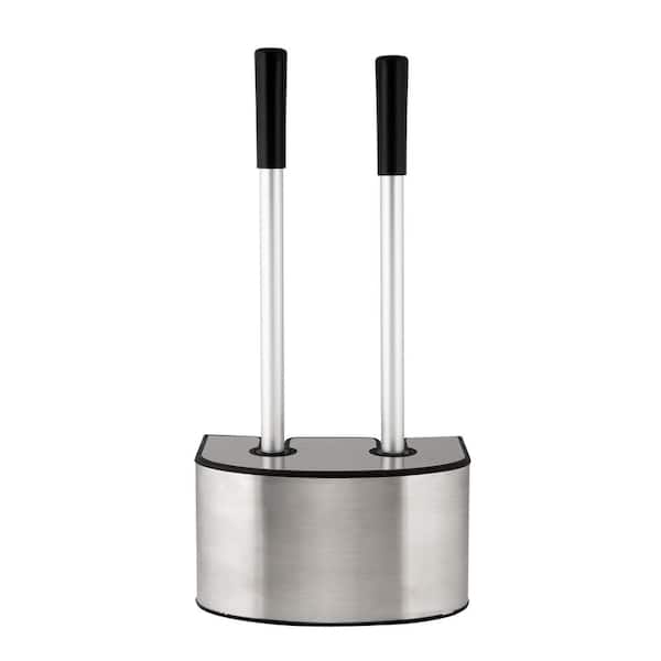 Toilet Brush and Holder in Stainless Steel