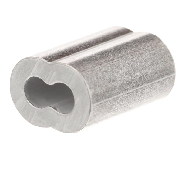 Aluminum for Use with 1/8 Rope Standard Plumbing Supply APEX TOOL/CAMPBELL CHAIN 7670724/52337 Campbell Cable Ferrule for Use with 1/8 Rope 