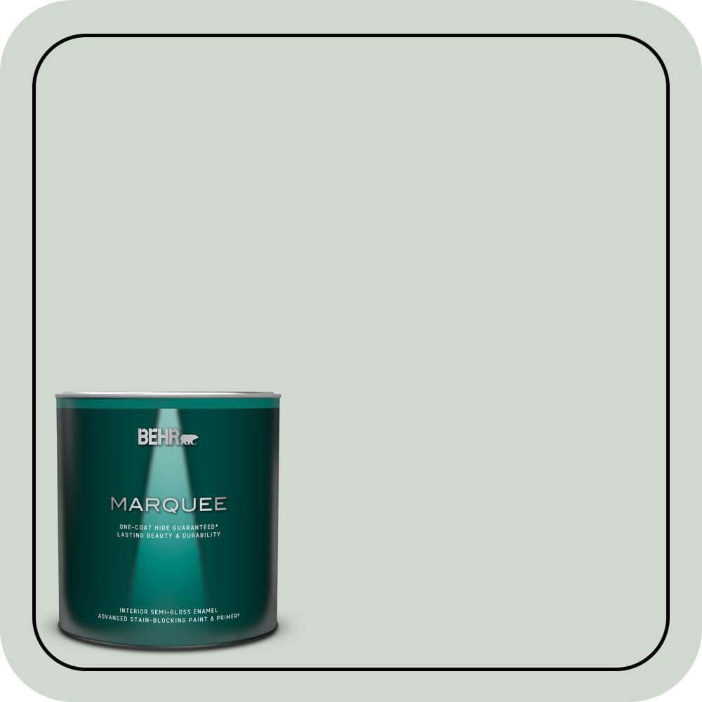 1 qt. Home Decorators Collection #HDC-CT-23 Wind Fresh White Semi-Gloss Enamel Interior Paint & Primer price history on PriceWatchPro
