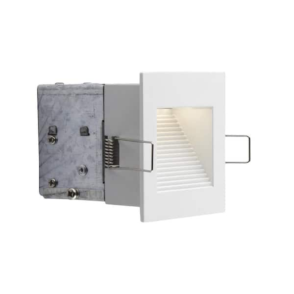 BAZZ Wall Series 3 in. Matte White LED Recessed Fixture