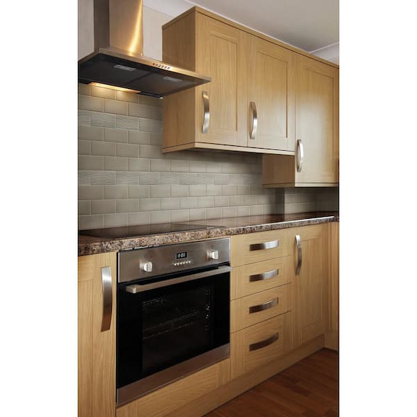 Streamline Camo Brown Glossy 4 in. x 16 in. Ceramic Wall Tile (10.39 Sq. Ft. Case)