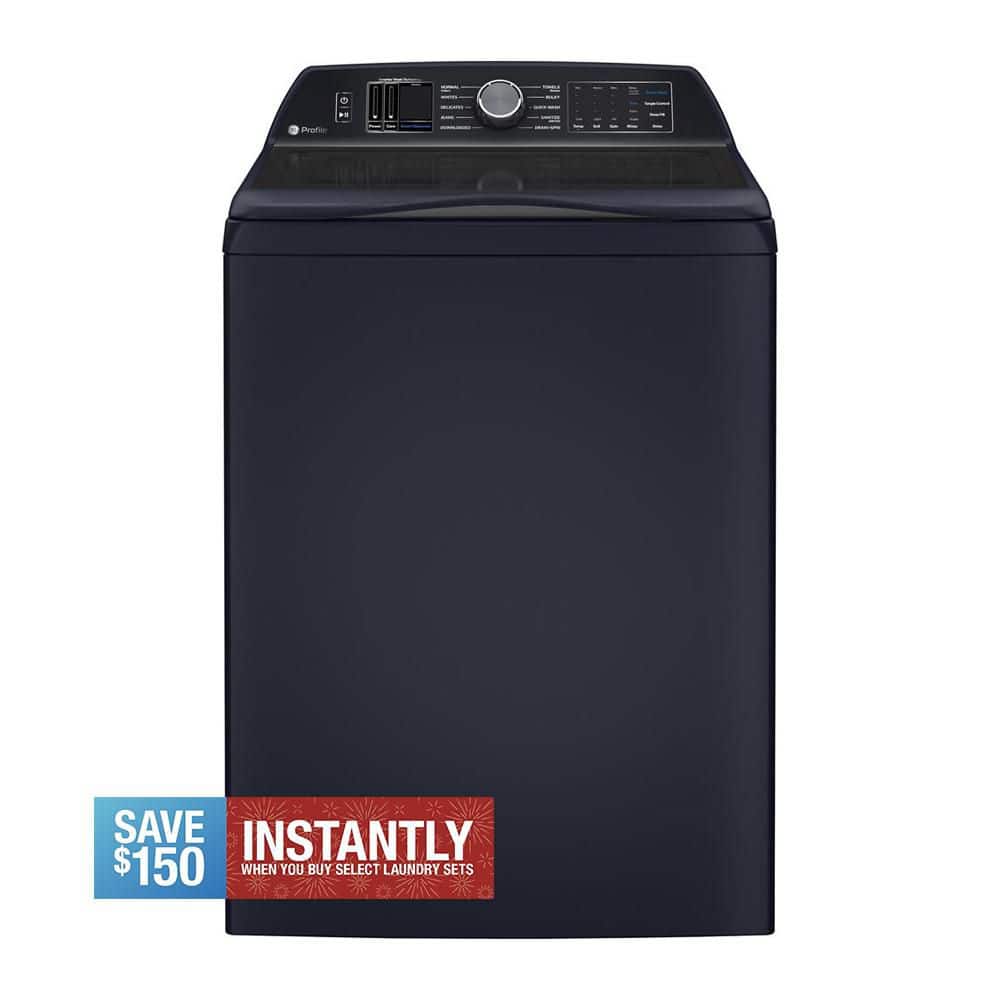 Profile 5.3 cu. ft. Capacity Top Load Washer in Sapphire Blue with Smarter Wash Technology and Adaptive SmartDispense