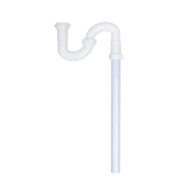 Oatey 1-1/4 in. White Plastic Sink Drain S- Trap