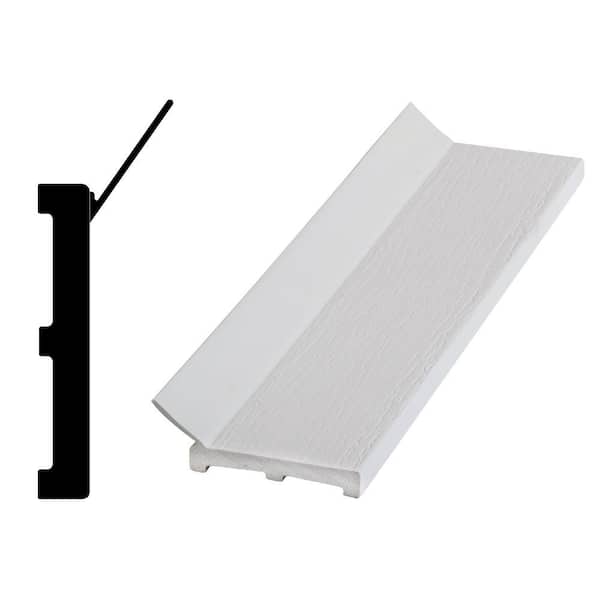 3029 7/16 in. x 2-5/8 in. x 84 in. PVC Thermo White Stop Moulding