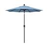 California Umbrella 7.5 ft. Bronze Aluminum Pole Market Aluminum Ribs ...