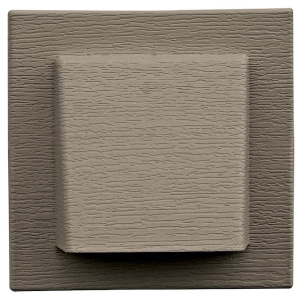 Builders Edge 8 in. x 7.875 in Water Management 4 in. Hooded Vent in #097 Clay