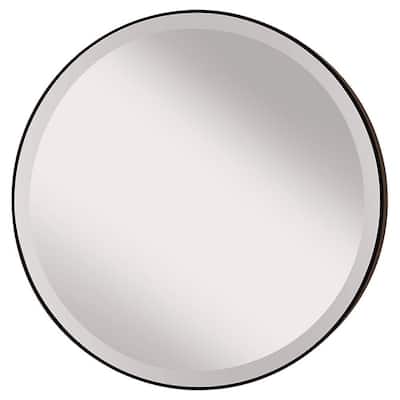 Round Mirrors Home Decor The Depot Round Mirrors Home Decor The, Chrome Frame Circular Mirror