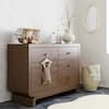 Storkcraft Santorini Hazelnut 6-Drawer 47.95 in. Wide Dresser