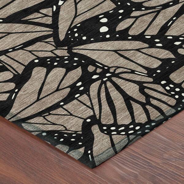 Chantille Machine Washable Indoor/Outdoor Abstract ACN2846 Taupe 10 ft. x 14 ft. Area Rug