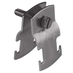 3/4-in Universal Pipe Clamp for Strut Channel Accessory, Silver