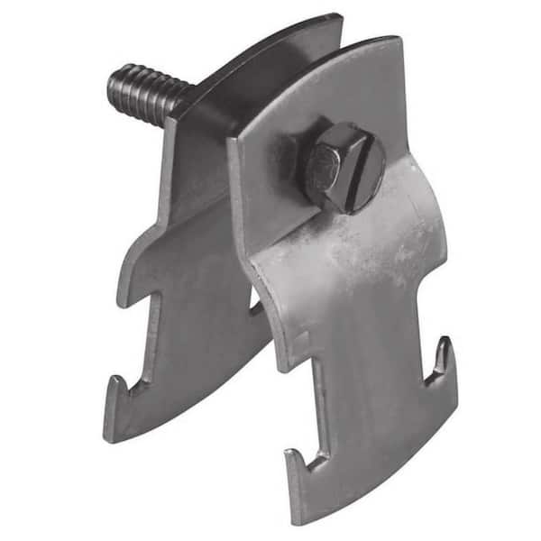 NEWHOUSE ELECTRIC 3/4-in Universal Pipe Clamp for Strut Channel Accessory, Silver