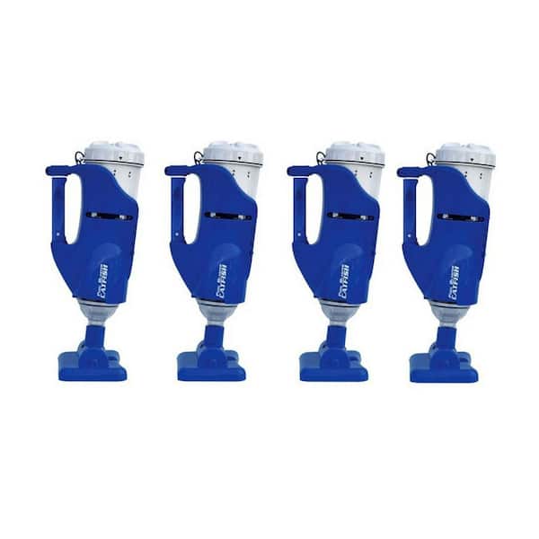 Unbranded Catfish Vacuum Pool Cleaner for Above or In Ground Swimming Pools with Reusable Filter Bag (4-Pack)