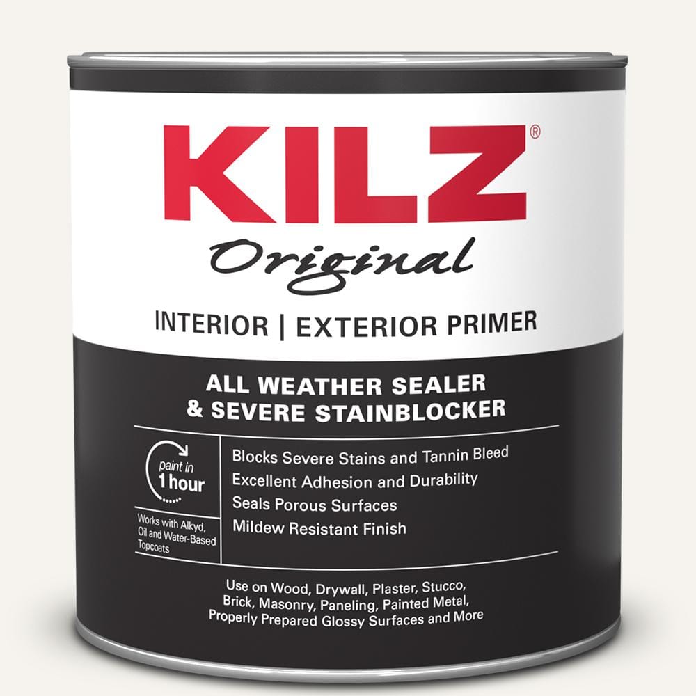 KILZ 13 oz. Mold & Mildew White Oil-Based Interior and Exterior
