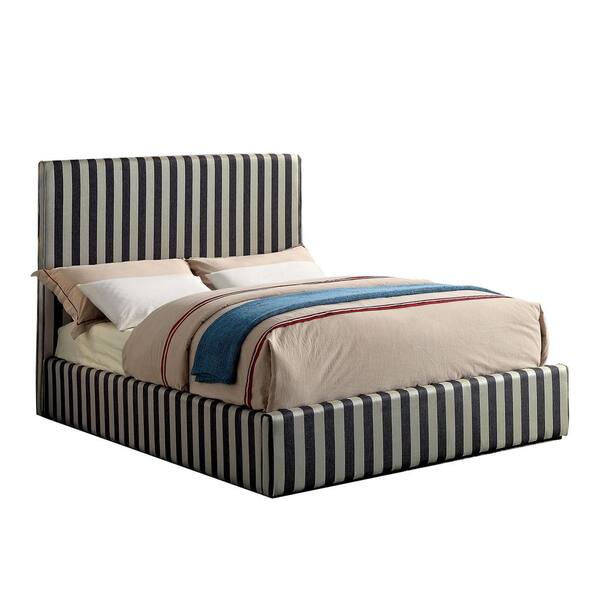 William's Home Furnishing Hassaleh in Stripe Pattern California King Bed