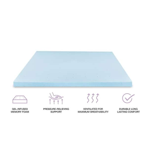 Gel Infused Memory Foam Mattress Topper