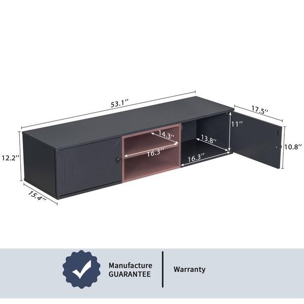 53.1 Gold Modern Bathroom Storage Shelves 4-Tier