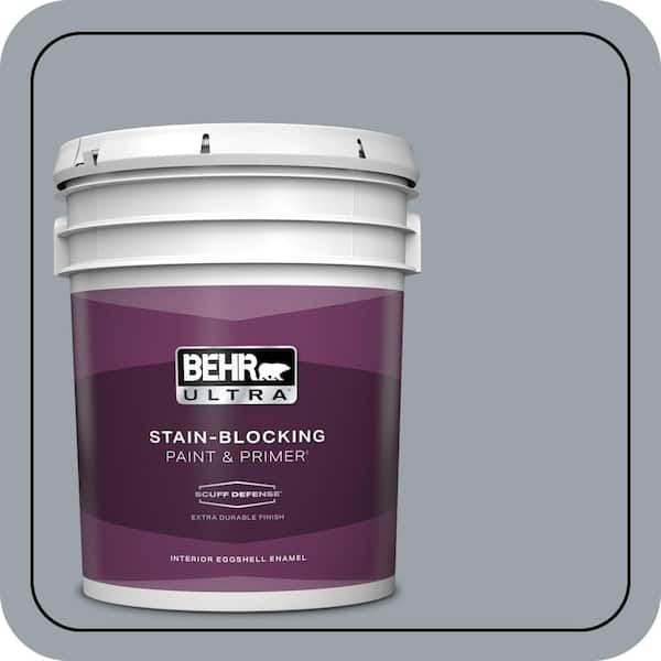 BEHR ULTRA 5 gal. #MQ5-22 Rainmaster Extra Durable Eggshell Enamel Interior Paint & Primer
