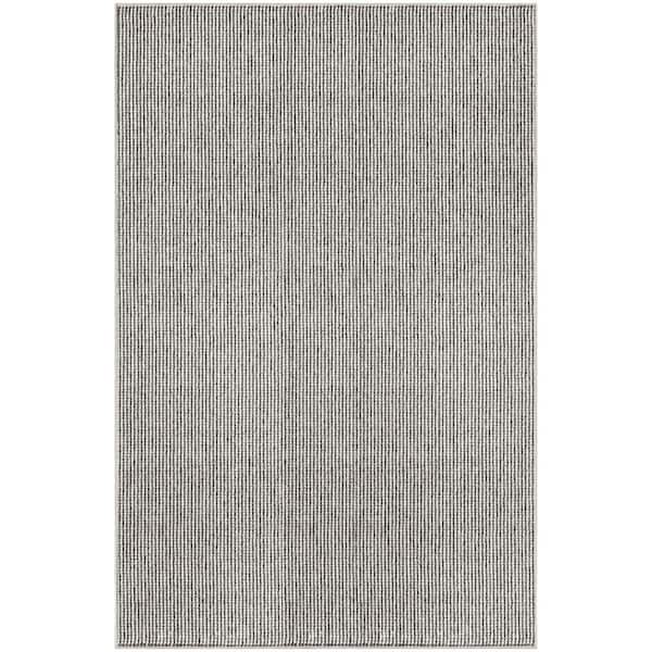 Nourison Natural Texture Ivory Grey 4 ft. x 6 ft. All-Over Design Contemporary Area Rug