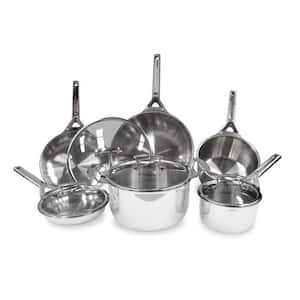 Tigourmet 10-Piece Stainless Steel Cookware Set