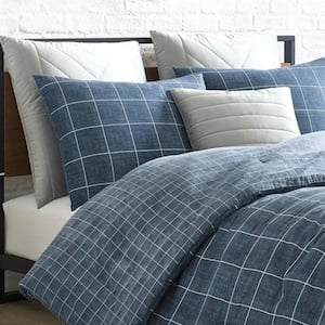 Holden Grid Cotton Comforter Set