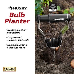 9 in. Stainless Steel Bulb Planter