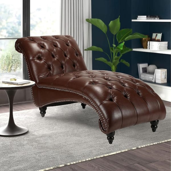 Brown Chaise Longue