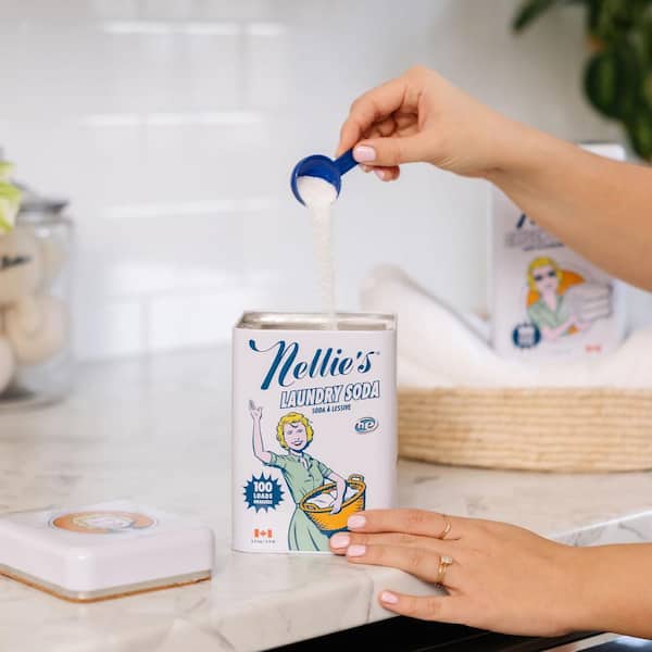 NELLIE'S Fragrance Free Powder Laundry Detergent, 100-Loads, 3.3