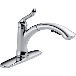Linden Single-Handle Pull-Out Sprayer Kitchen Faucet With Multi-Flow In Chrome