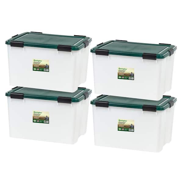IRIS 18.5 gal. Remington Weathertight Storage Tote (Set of 4)