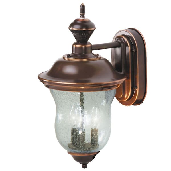 Heath Zenith 150 Degree Concord Motion Sensing Decorative Lantern - Antique Copper-DISCONTINUED