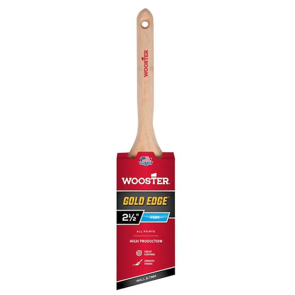 Wooster 2-1/2 in. Gold Edge Polyester Angle Sash Brush