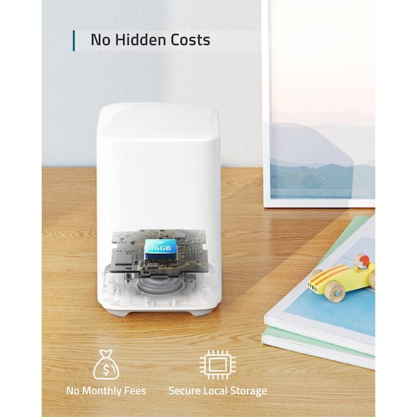 eufy Security eufyCam 2 Battery-operated Wireless Indoor/Outdoor