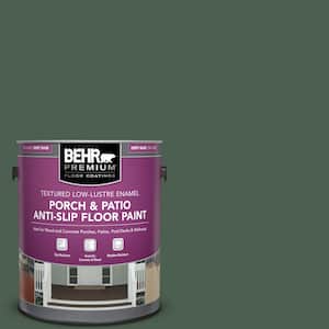 1 gal. #N400-7 Vine Leaf Textured Low-Lustre Enamel Interior/Exterior Porch and Patio Anti-Slip Floor Paint