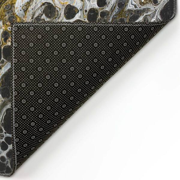 Addison Rugs - Karina Black 5 ft. x 7 ft. 6 in. Geometric Indoor/Outdoor Area Rug