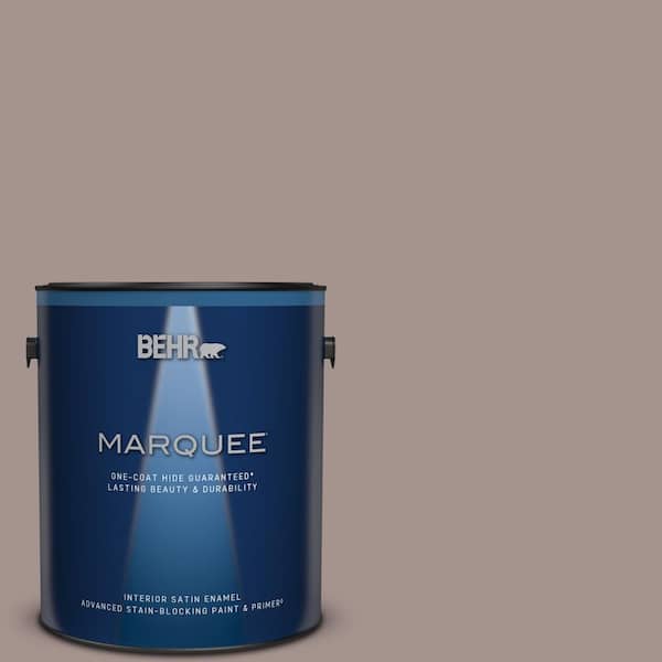 BEHR ULTRA 1 qt. #MQ5-05 Limousine Leather Extra Durable Flat Interior Paint  & Primer 172304 - The Home Depot