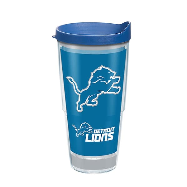 NFL Detroit Lions Touchdown 24 oz Water Bottle with lid