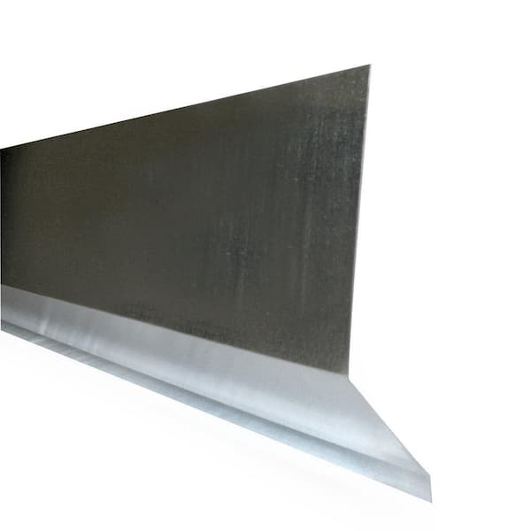 Gibraltar Building Products 4-5/16 in. x 3 in. x 10 ft. Galvanized Steel Apron Flashing