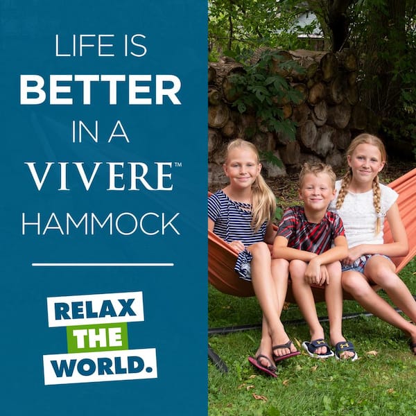 9 ft. Sunbrella Hammock Bed with Space Saving Steel Stand in
