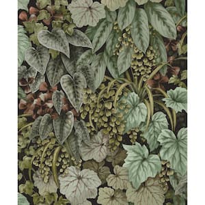 Cascading Garden Green Non-Woven Wallpaper