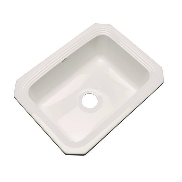 Thermocast Rochester Undermount Acrylic 25 in. Single Bowl Kitchen Sink in Bone