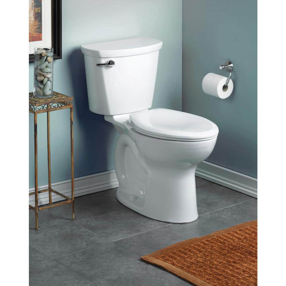 White Elongated Two-Piece High Efficiency Toilet