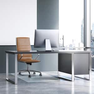 Glaciermat Heavy Duty Glass Chair Mat for Hard Floors & Carpets - 36" x 40"