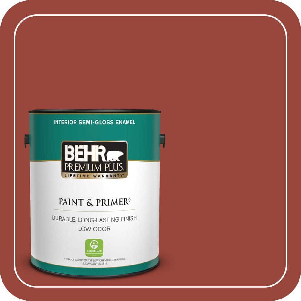 1 gal. #S-H-190 Antique Red Semi-Gloss Enamel Low Odor Interior Paint & Primer price history on PriceWatchPro