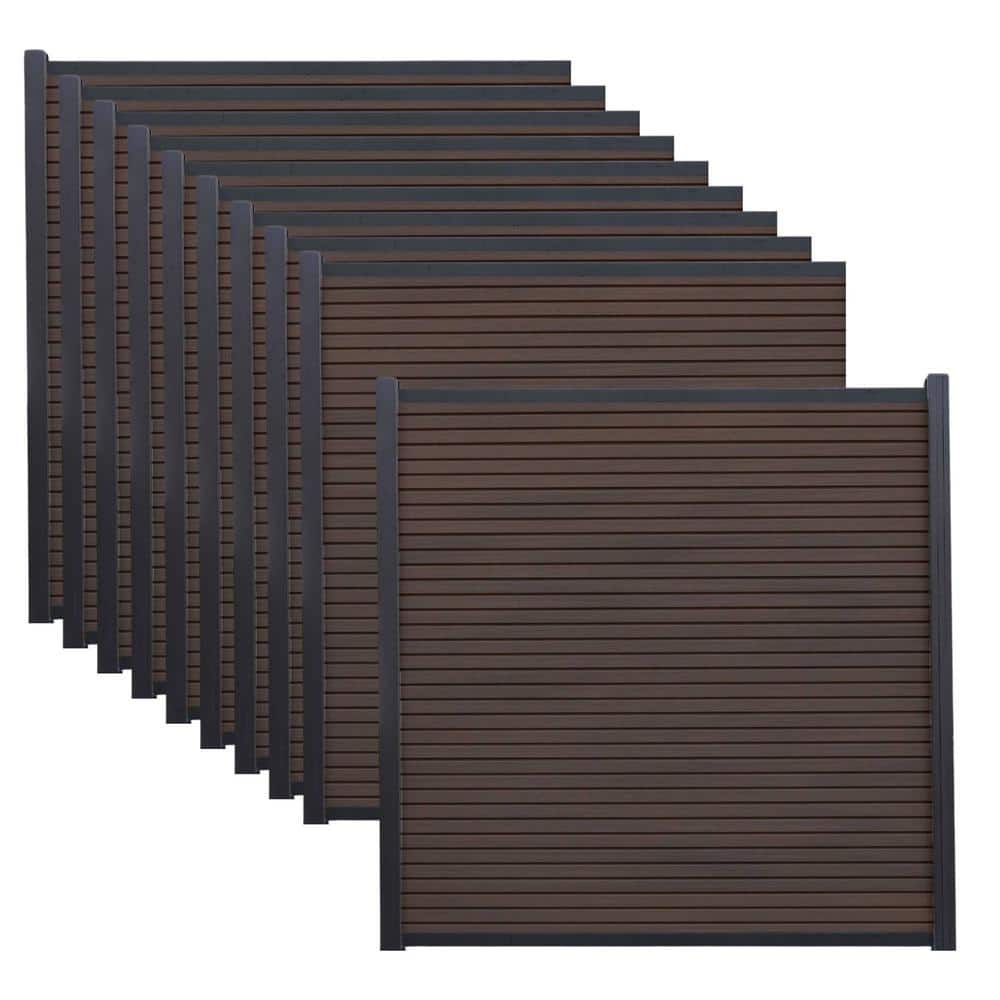 6 ft. x 6 ft. Riviera Composite Fence Panel Mahogany (10-Pack) price history on PriceWatchPro