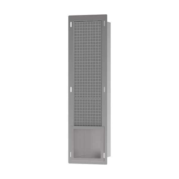 XtraStoris Original Wall-Mount Toilet Paper Holder in Brushed Stainless Steel