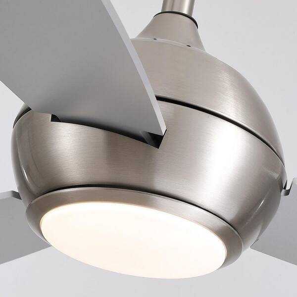 WDETR 52 in. Smart Indoor Downrod Mount Integrated LED Nickel 3