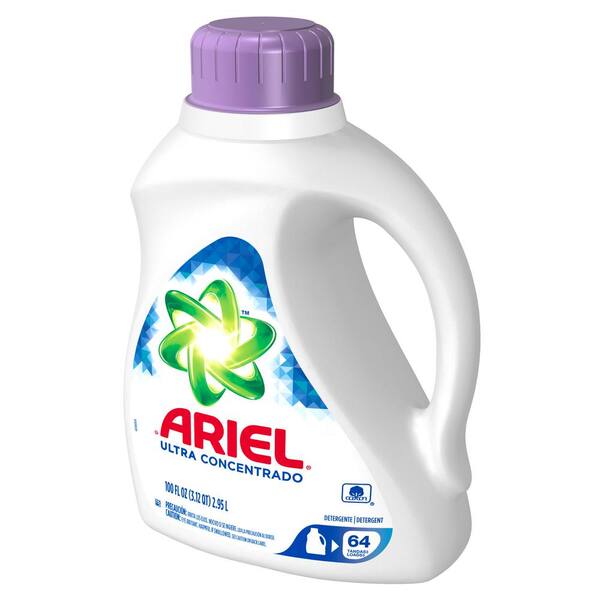 Ariel 100 Oz Liquid Laundry Detergent With Bleach Alternative 52 Load The Home Depot