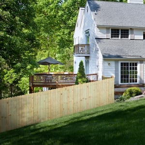 Home depot pine outlet fence boards