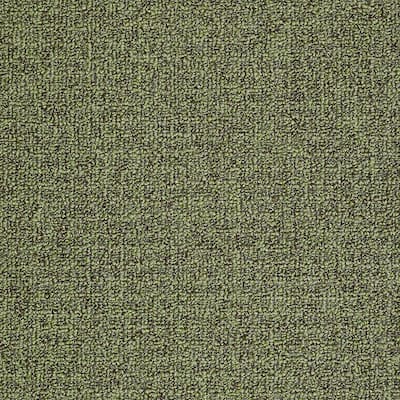 8 in. x 8 in. Berber Carpet Sample - Burana - Color Silver Pine